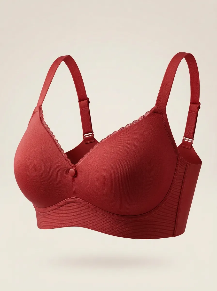 Essential Wireless Lace Trim Lace Everyday Edit Women's Bra