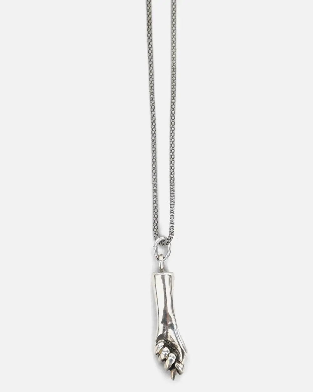 Chain Necklace with Hand Charm