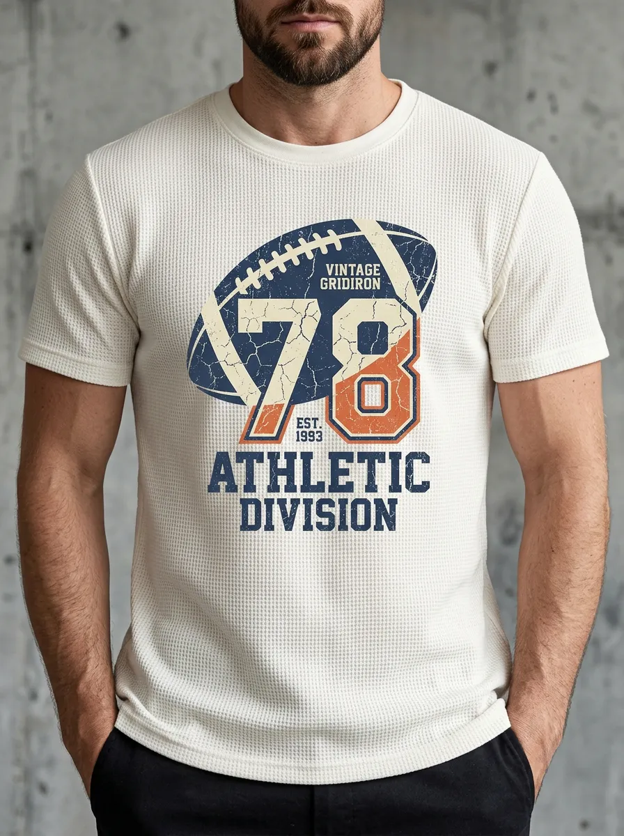 Men's Gridiron Helmet Graphic T-Shirt