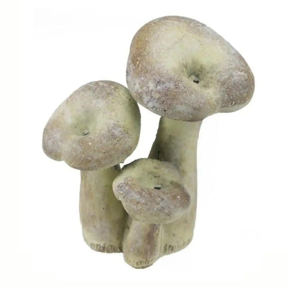 Cement Mushroom Trio Accent