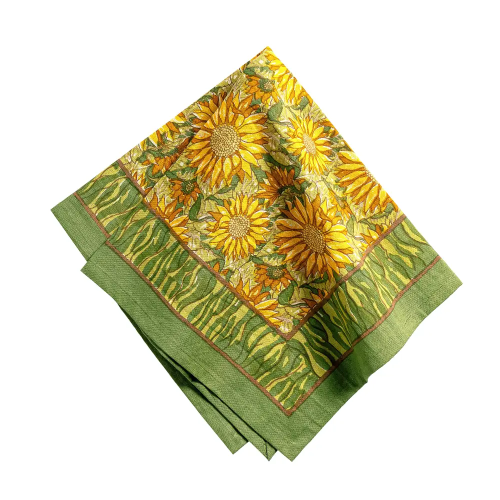 Relaxed Sunflower Botanical Napkin Set