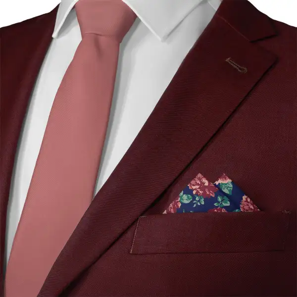 Smart Elevated Floral Pocket Square