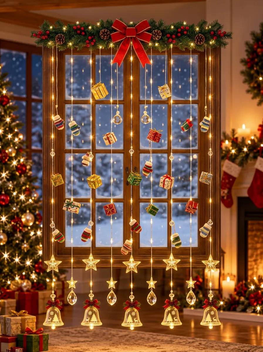 Gift Box Mitten Star Christmas LED String Lights