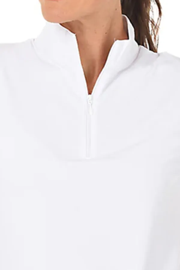 Short Sleeve Mock Neck Top