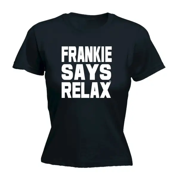 Relax Statement Graphic Fitted Tee