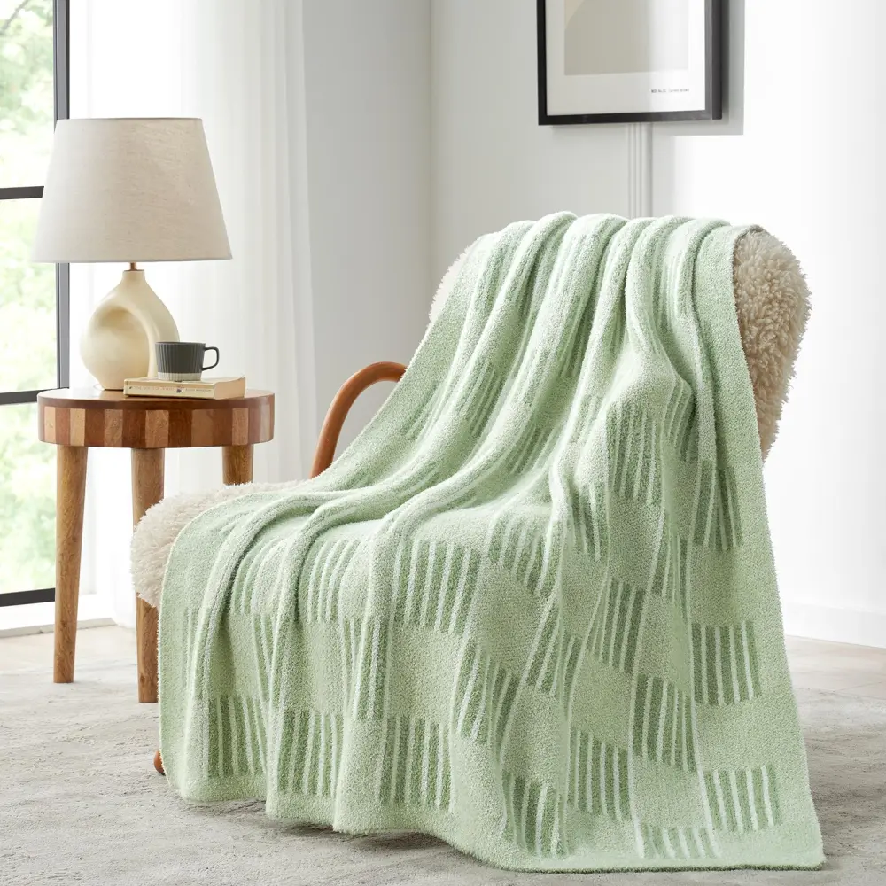 Layered Checkered Blanket