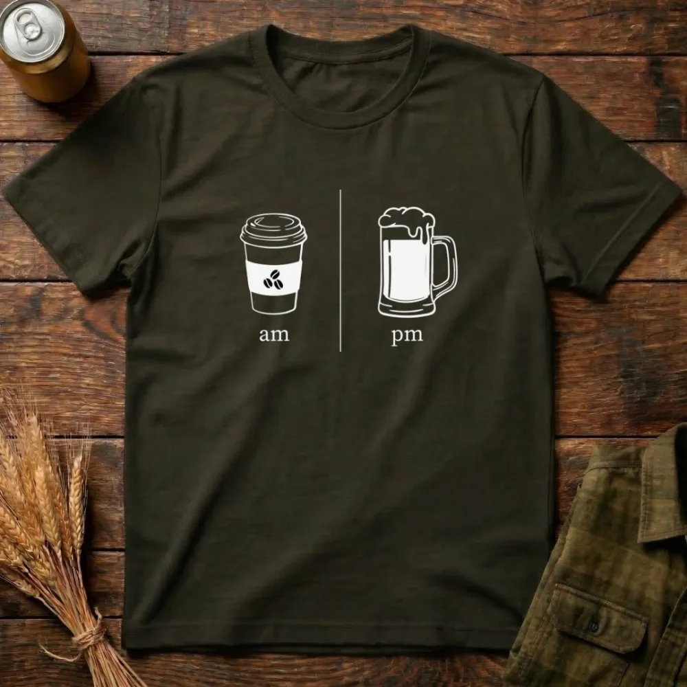 Sip Mode Graphic Cotton T-Shirt