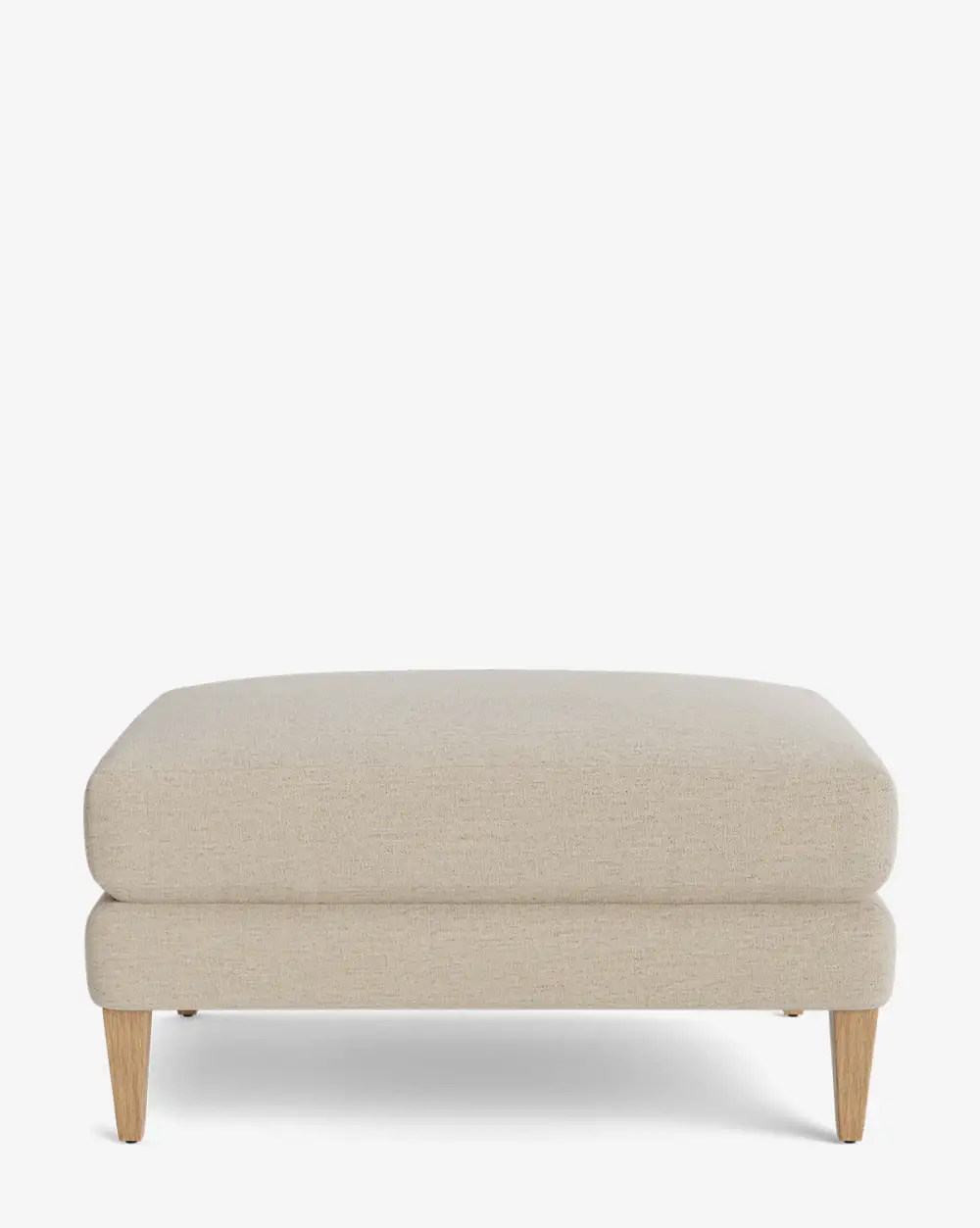 Modern Oak Ottoman