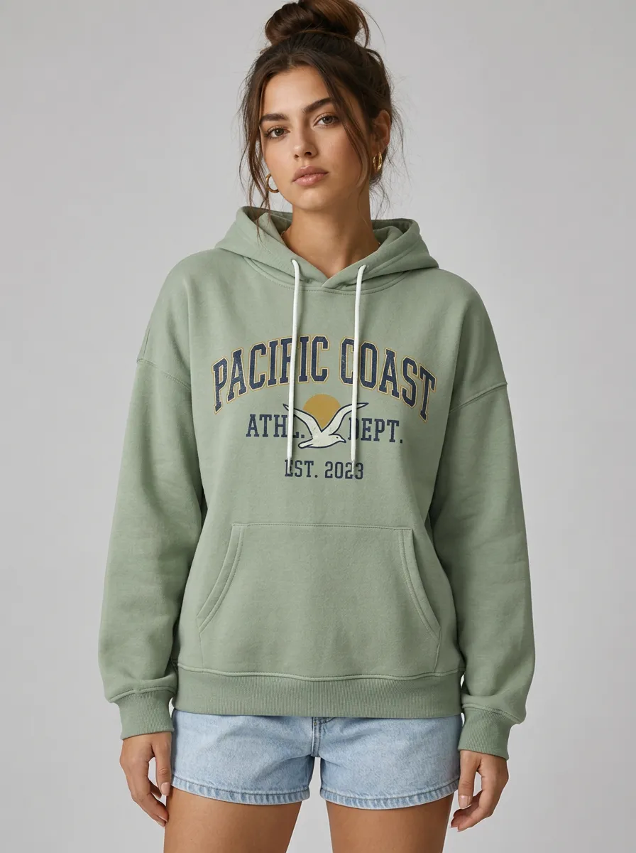 Women's Pacific Coast Seagull Athletic Printed Hoodie