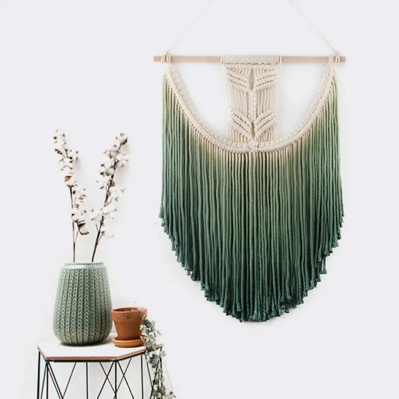 Classic Knitted Boho Macrame Decorative Wall Accent