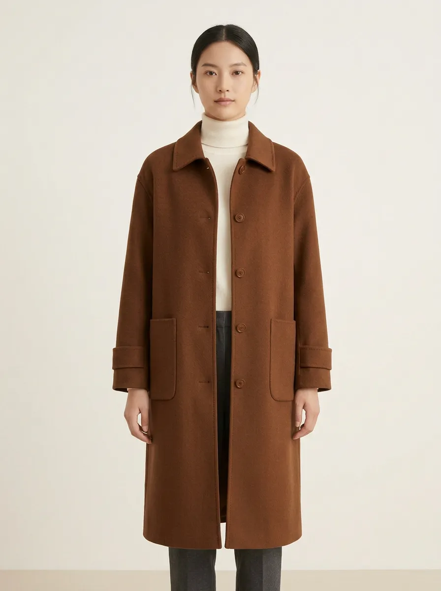Everyday Wool-Blend Outerwear Coat