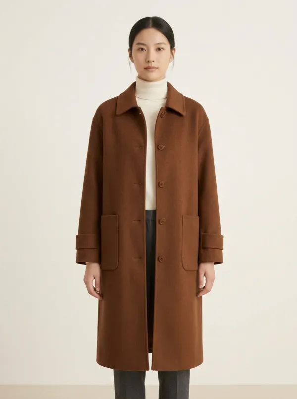 Everyday Wool-Blend Outerwear Coat