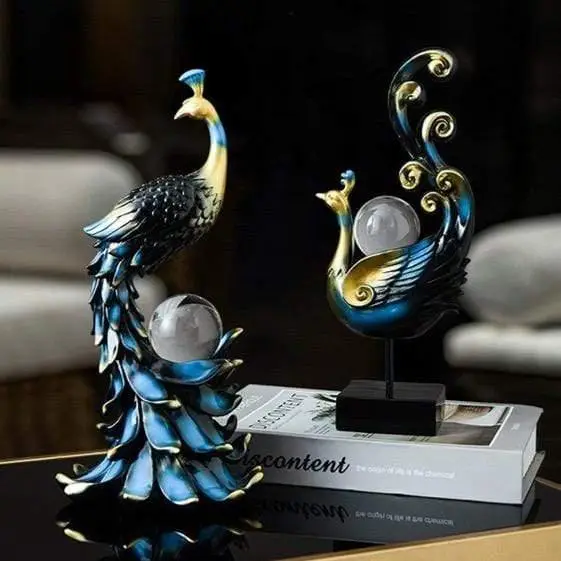 Vibrant Abstract Accent Sculpture