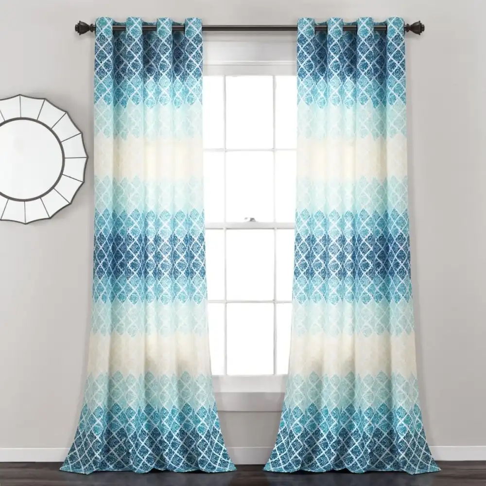 Bohemian Medallion Curtain Panel Set