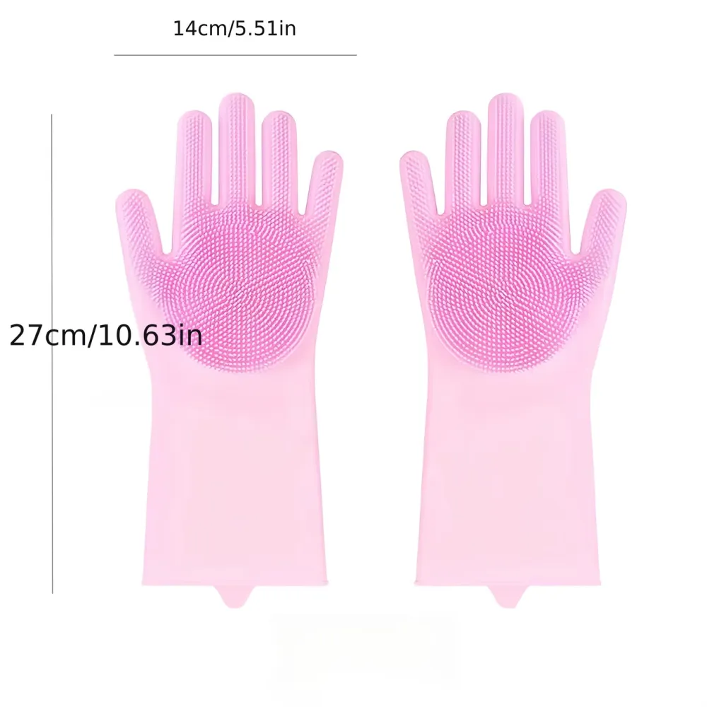 2 Pair Multi-Purpose Silicone Gloves