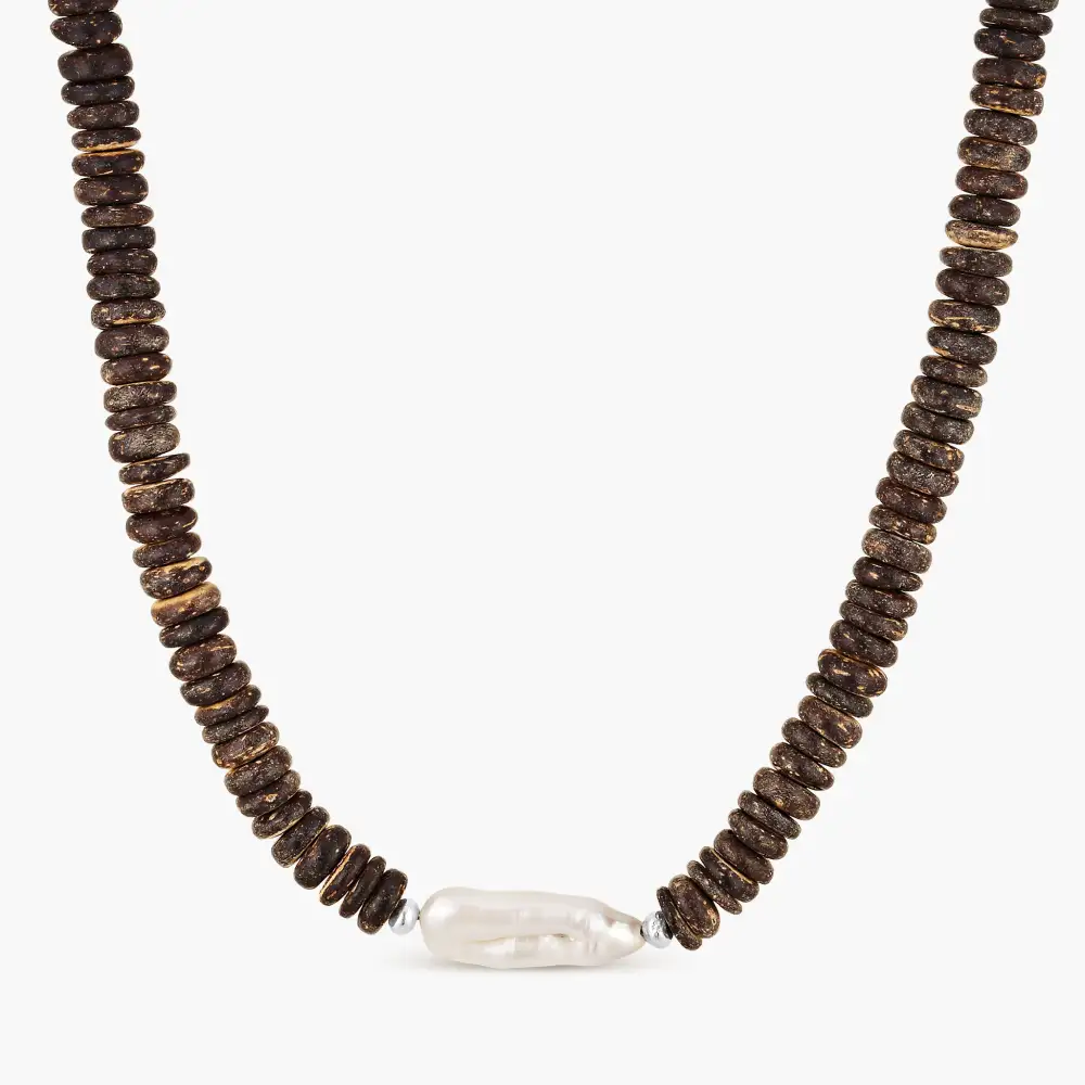 Coconut Pearl Choker