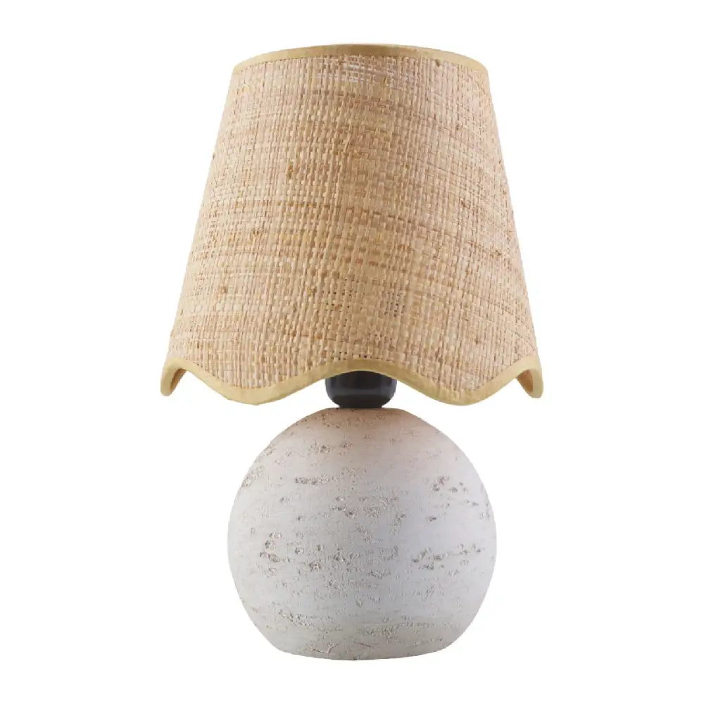 Organic Round Base Table Lamp