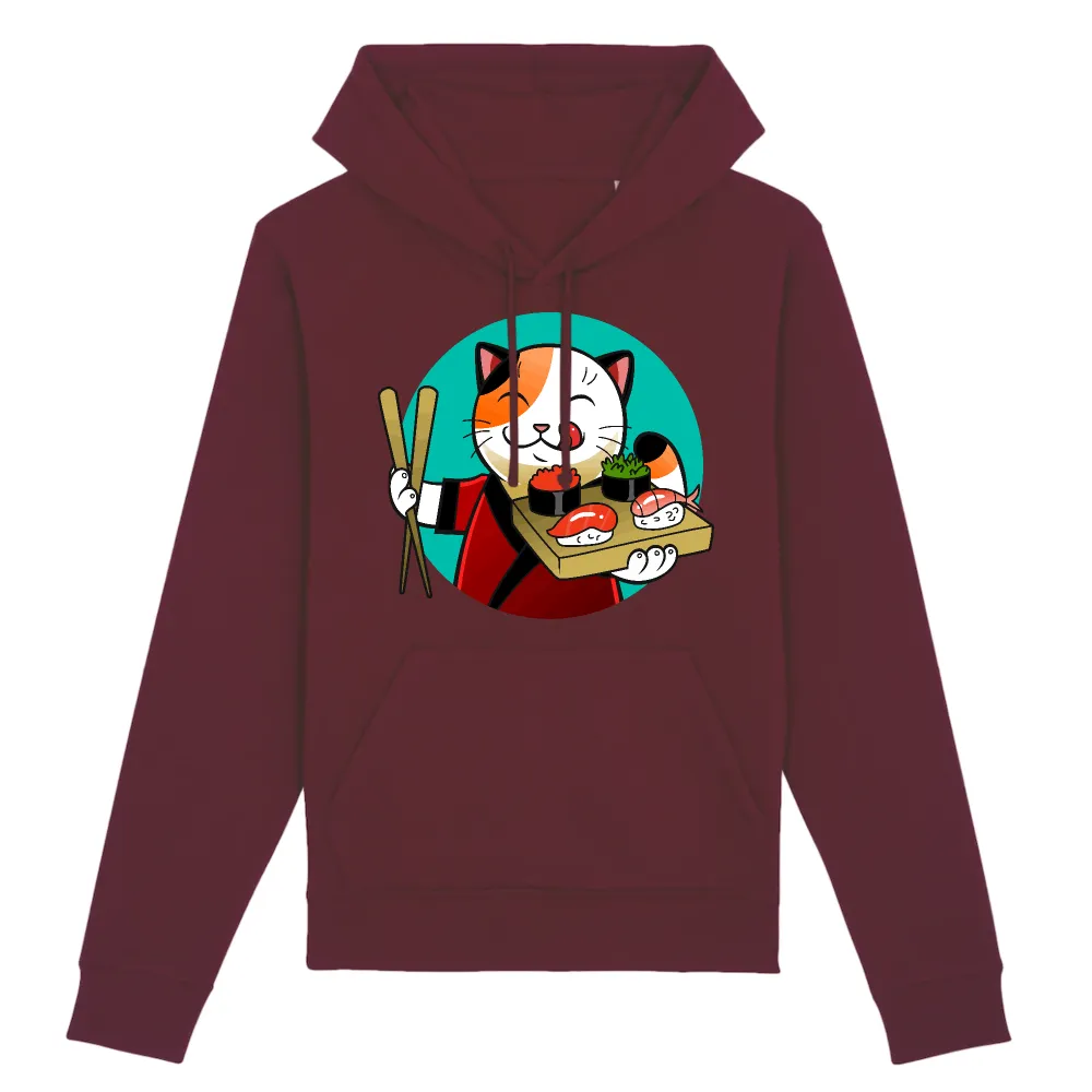 Snack Cat Graphic Pullover Hoodie