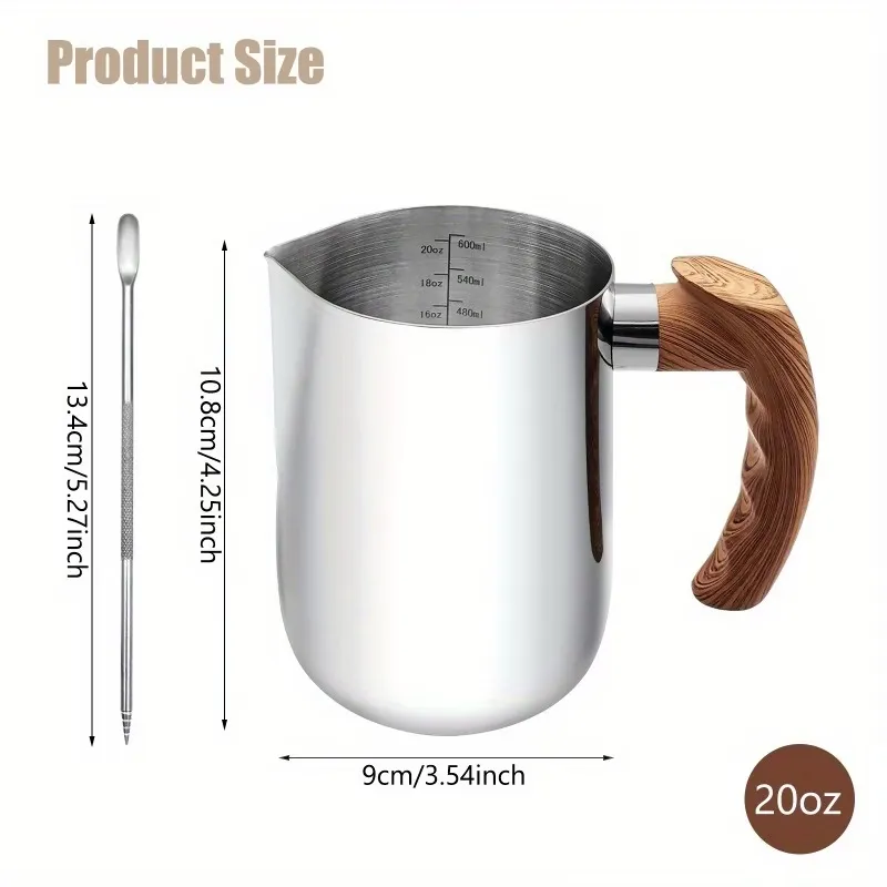 Coffee Milk Frothing Pitcher