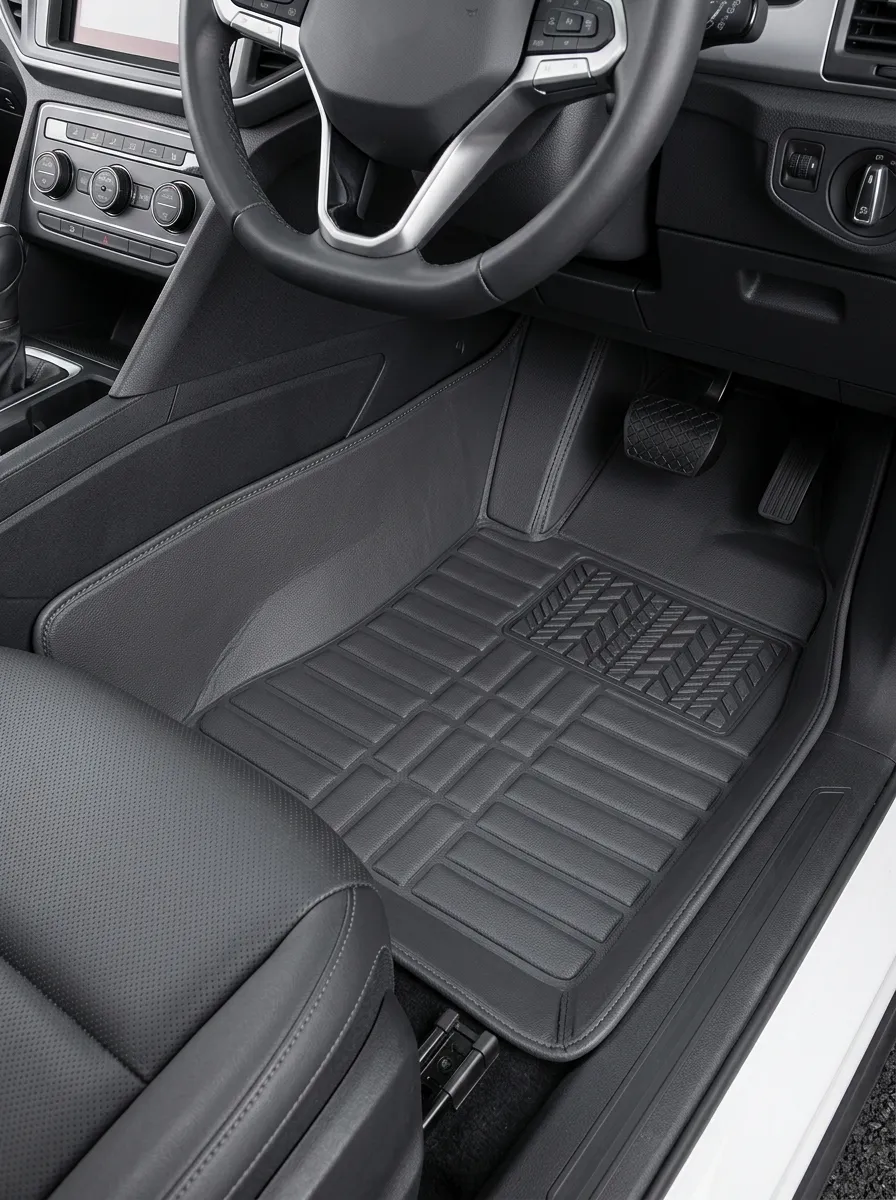 All-Weather Textured Surface Heavy-Duty Style Car Floor Mat