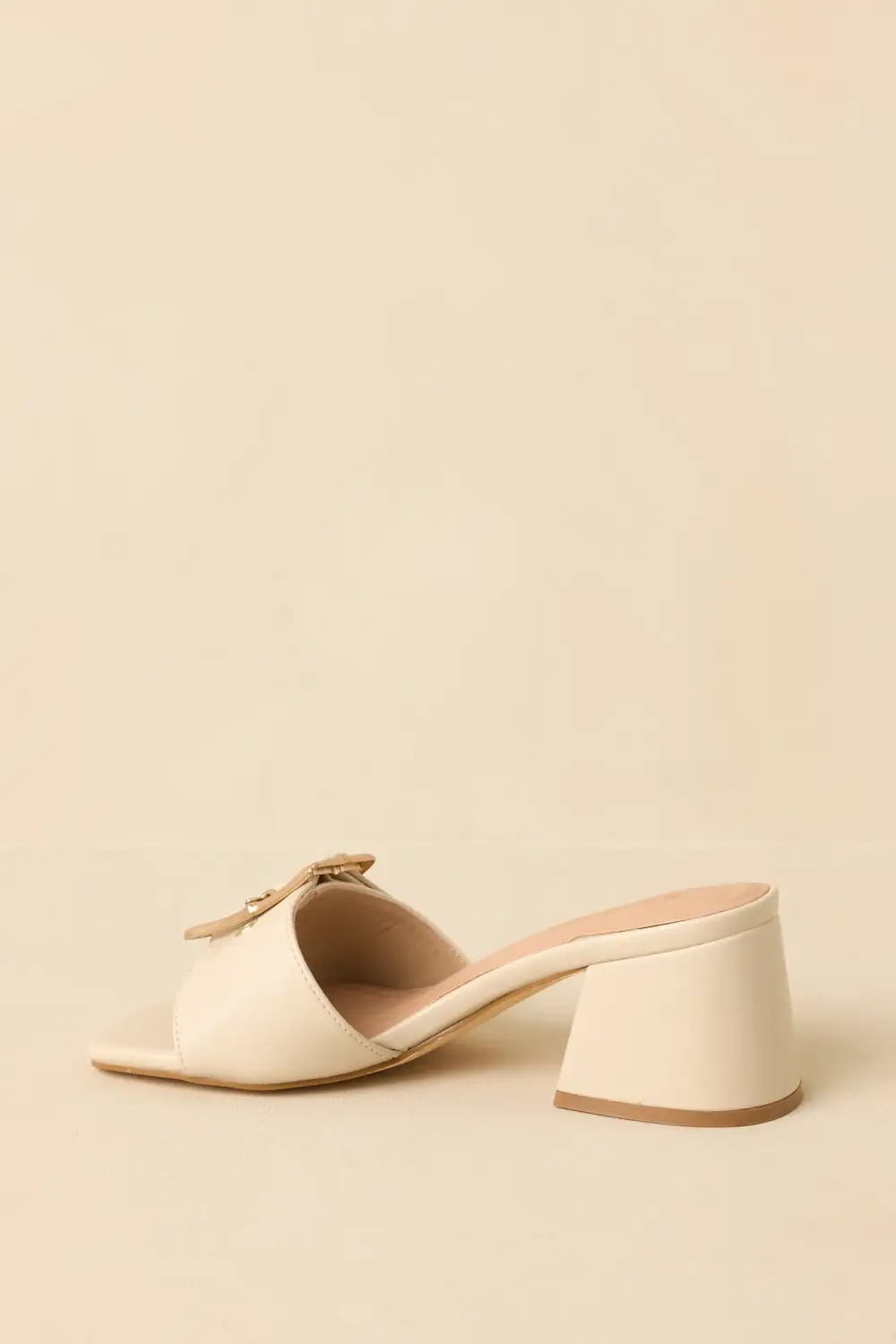 Nice Buckle Slingback Heels