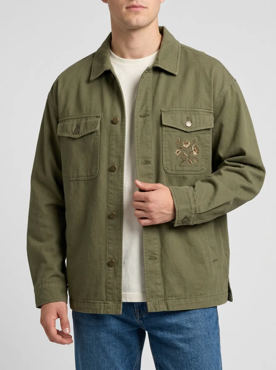 Durable Embroidered Work Jacket