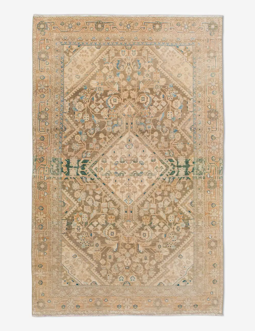 Warm Rich Handcrafted Turkish Inspired Hand Knotted Wool Area Rug