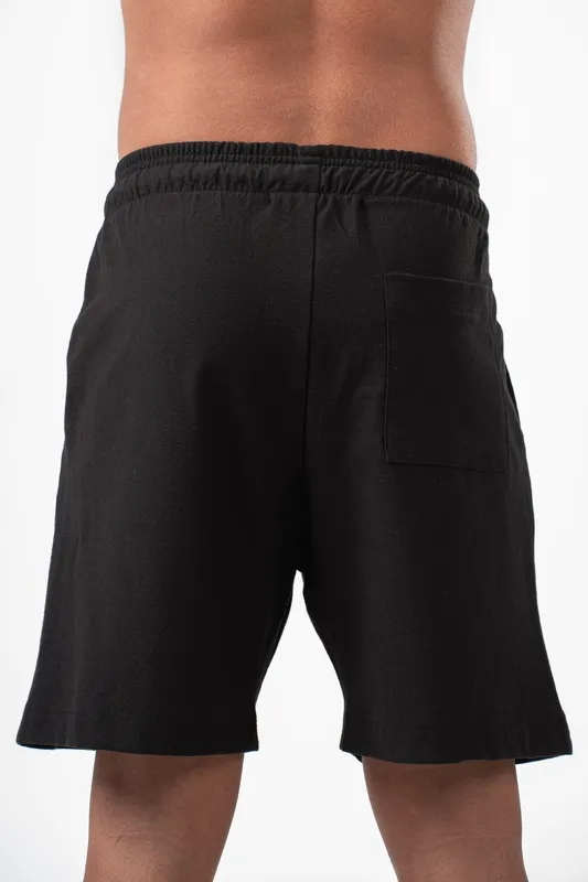 Black Everyday Relaxed Pull On Shorts