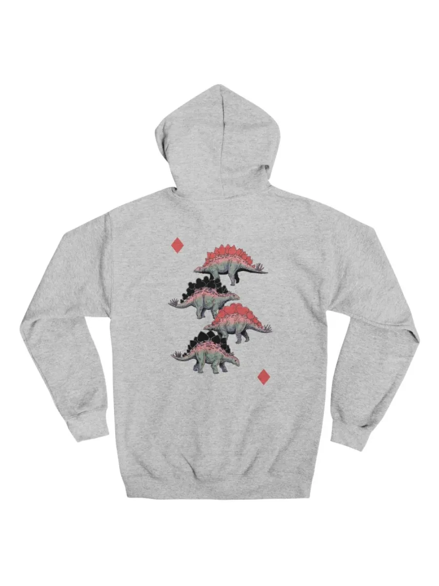 Retro Dinosaur Graphic Hoodie