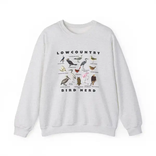 Bird Watcher Graphic Crewneck Sweatshirt
