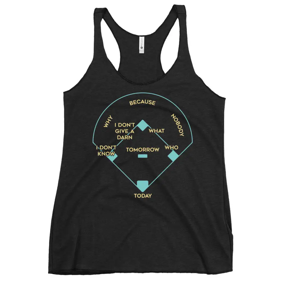 Baseball Positions Racerback Tank