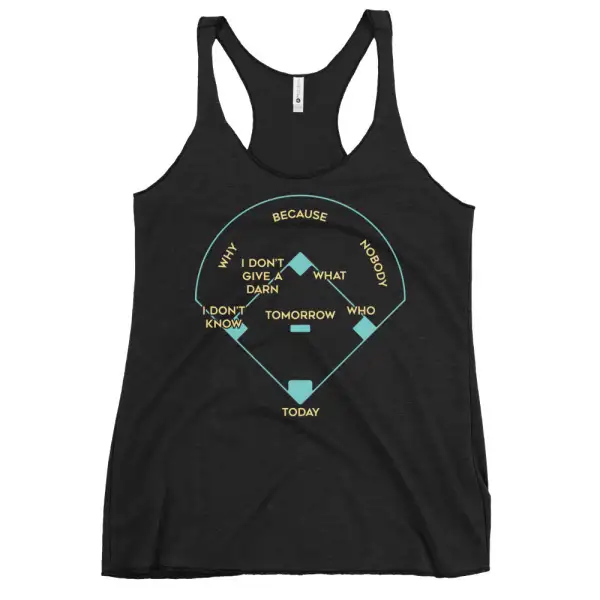 Baseball Positions Racerback Tank