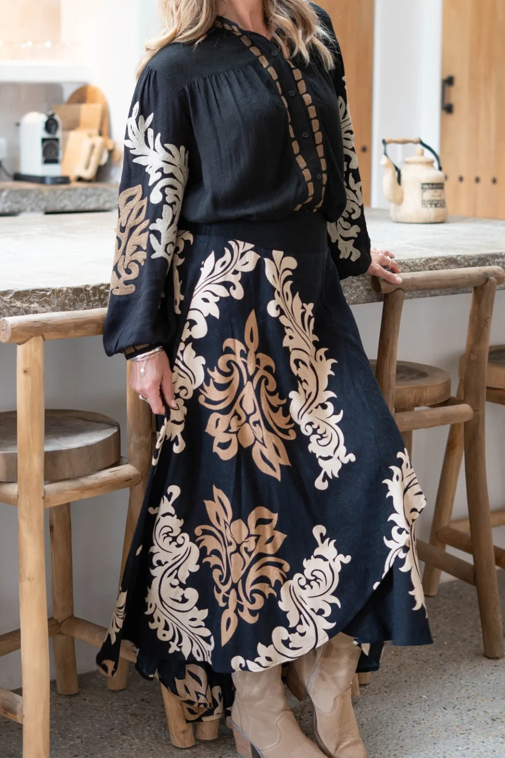 Flexible Promenade Everyday Casual Skirt