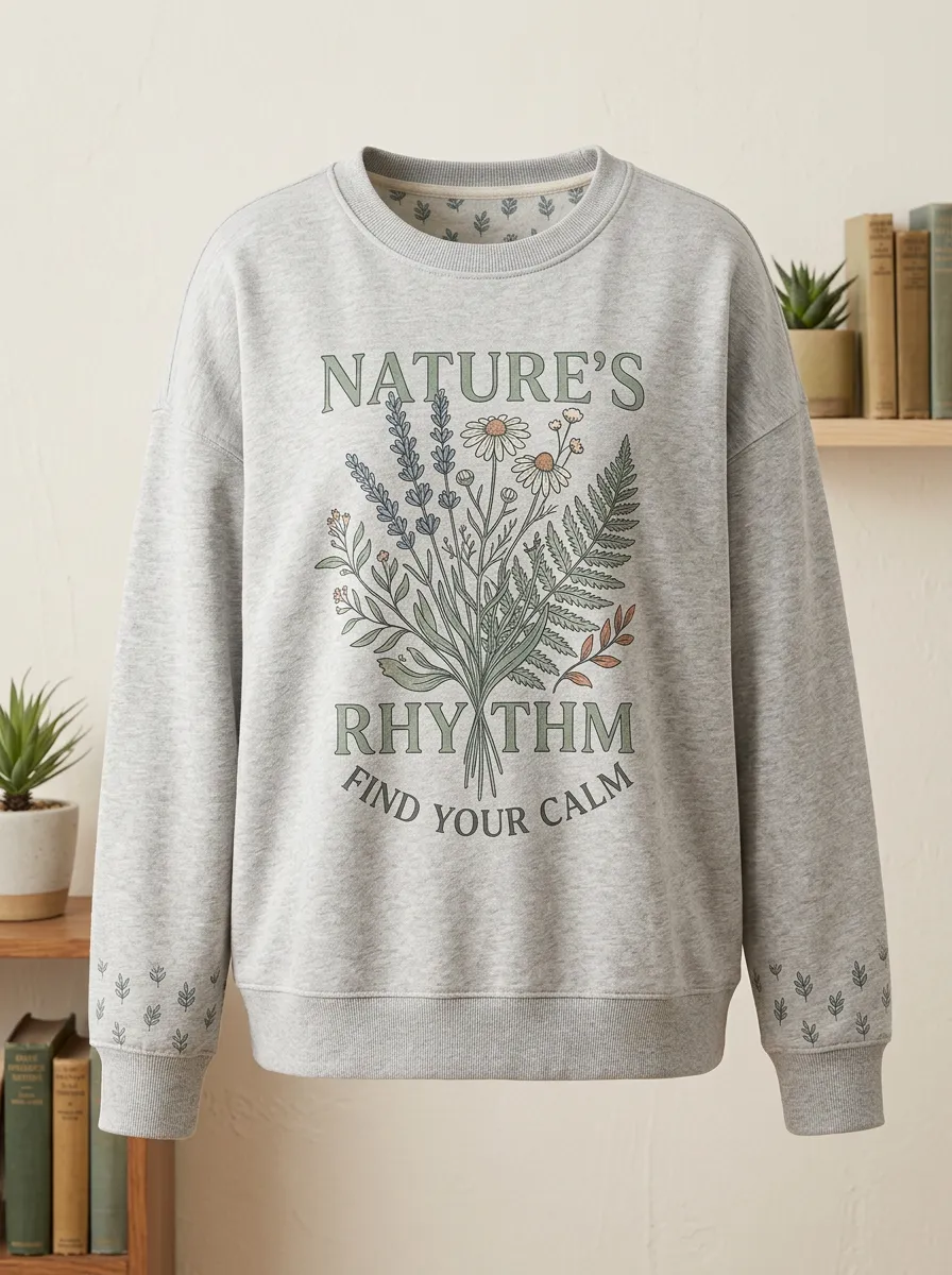 Signature Nature Lover Wildflower Bouquet Sweatshirt