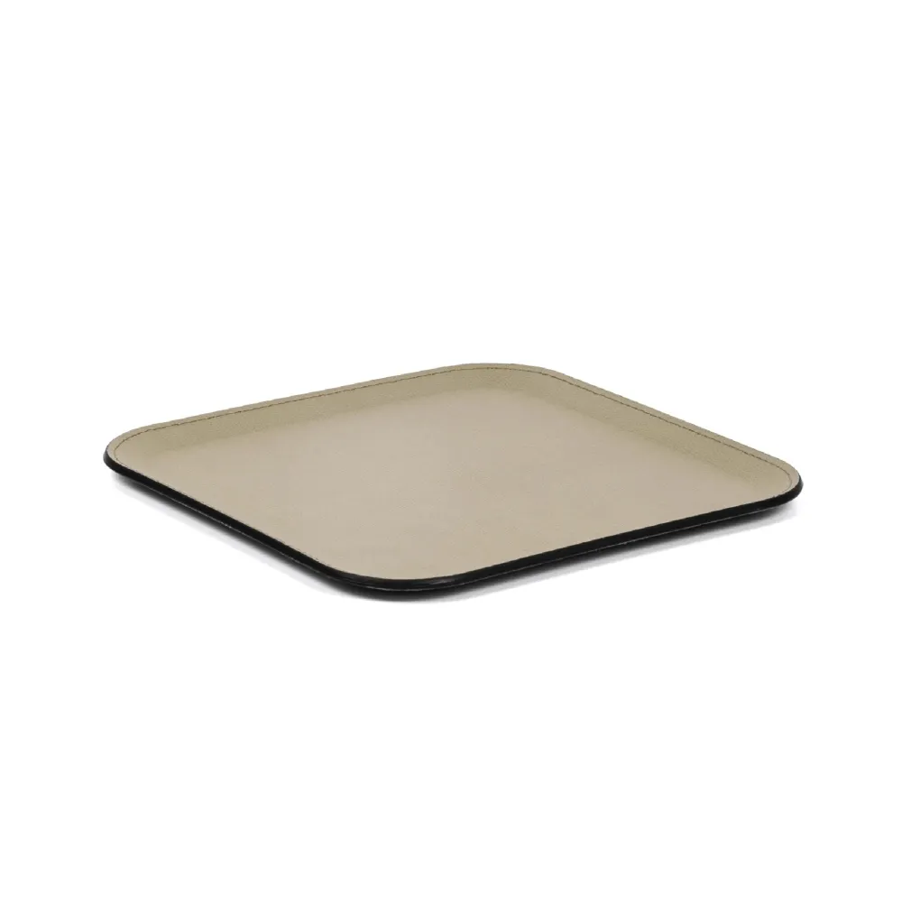 Square Calf Leather Tray