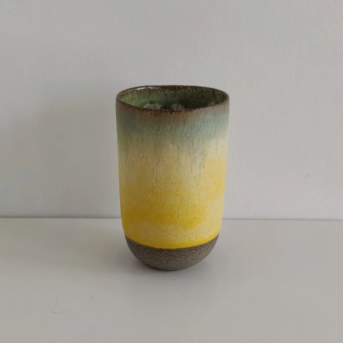 Hand Glazed Stoneware Bud Vase