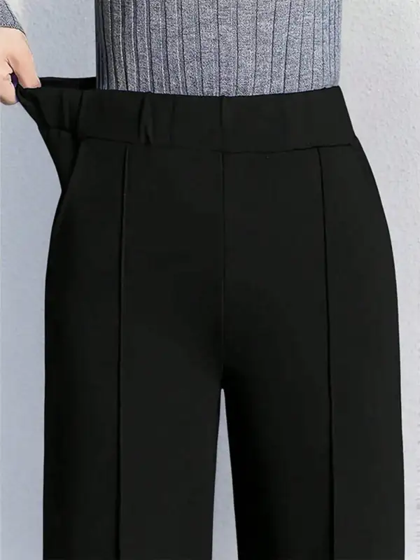 Classic High Waisted Wide Leg Pants