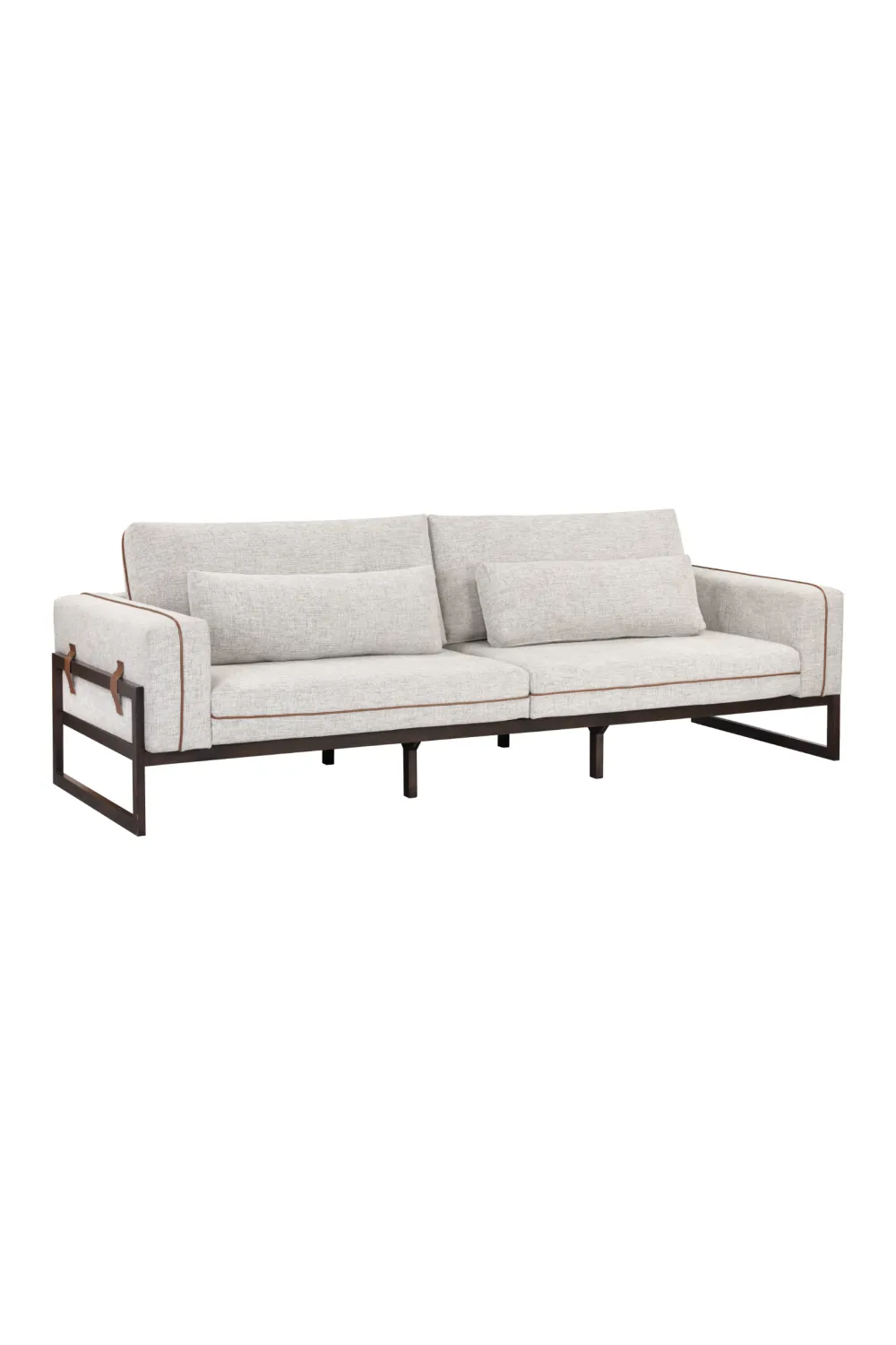Textured Leather Sofa