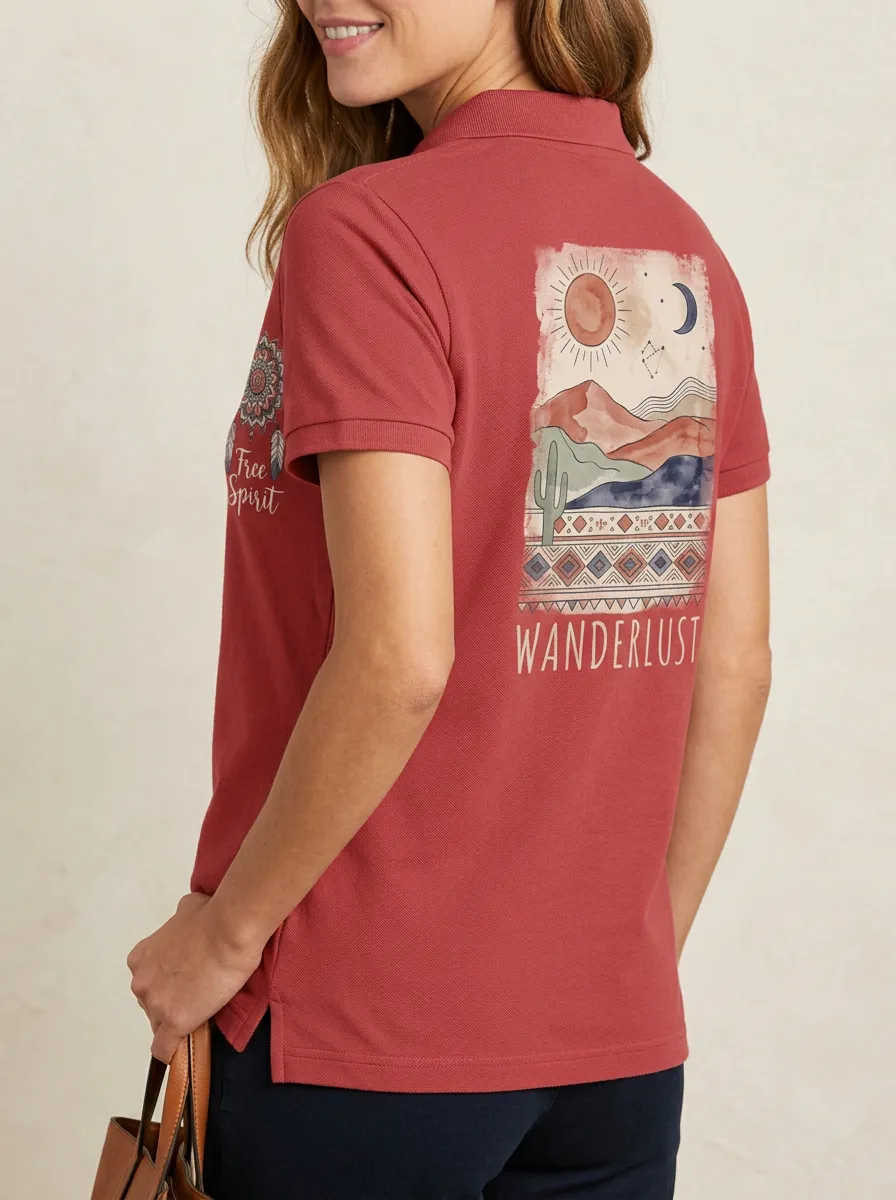 Boho Wanderlust Desert Casual Shirt