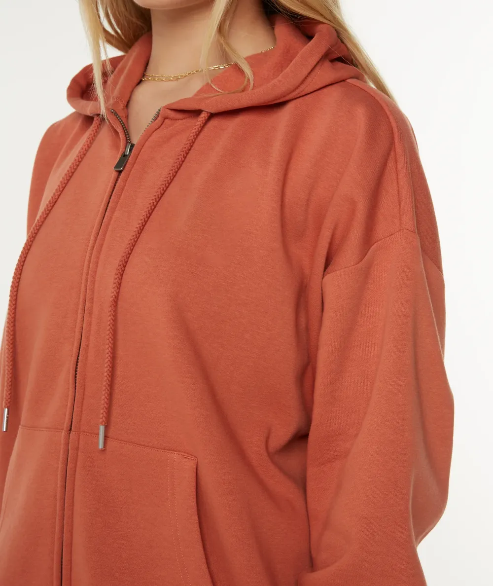 Dolphin Print Women's Hooded Sweatshirt