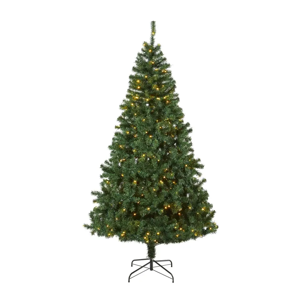 Northern Tip Pine Artificial Christmas Tree with Clear LED Lights Botanical Accent