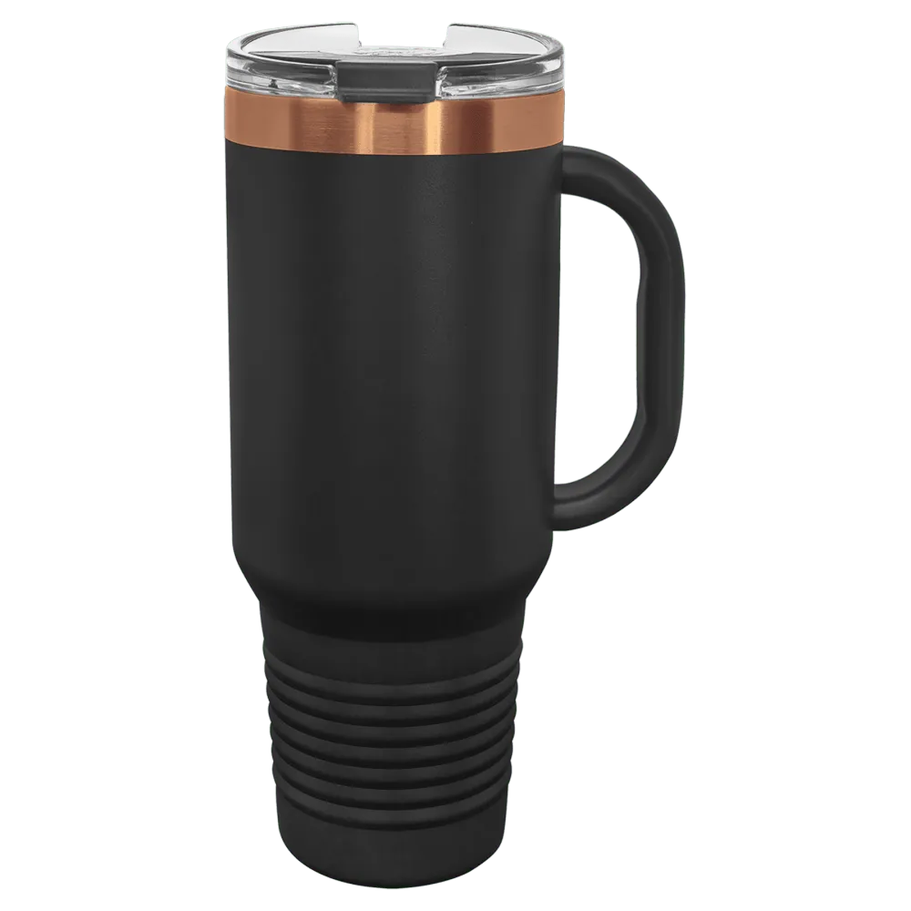 Travel Handled Straw Lid Travel Mug