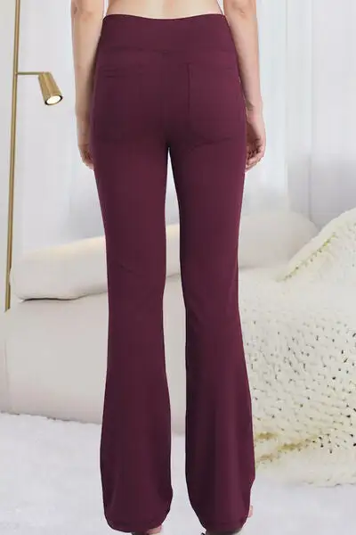 Relaxed Pocketed High Waist Active Pants