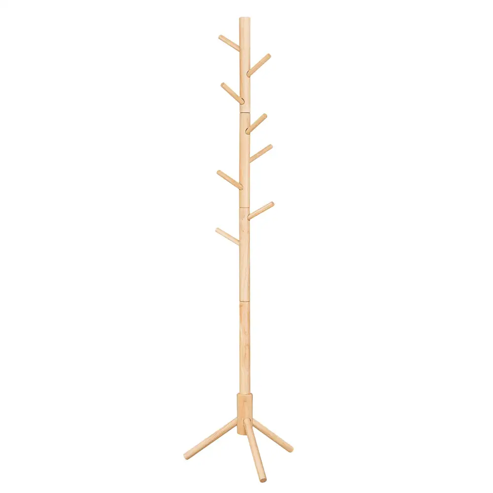 Adjustable Wooden Tree Coat Rack