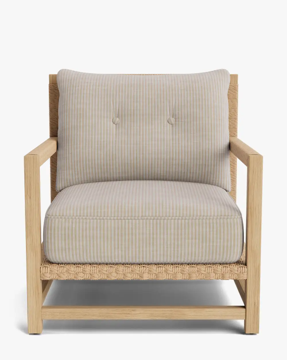 Organic Teak Outdoor Lounge Chair