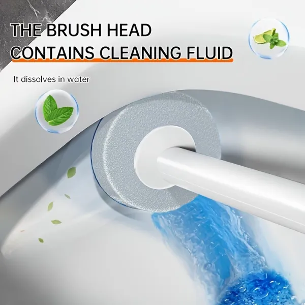 Wall-Mounted Toilet Brush Set