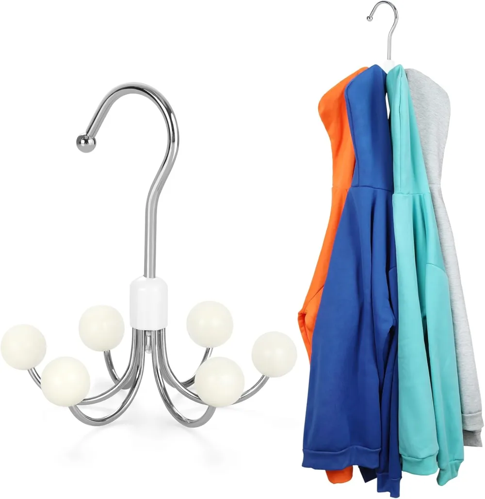 Swivel Multi Hook Garment Organizer
