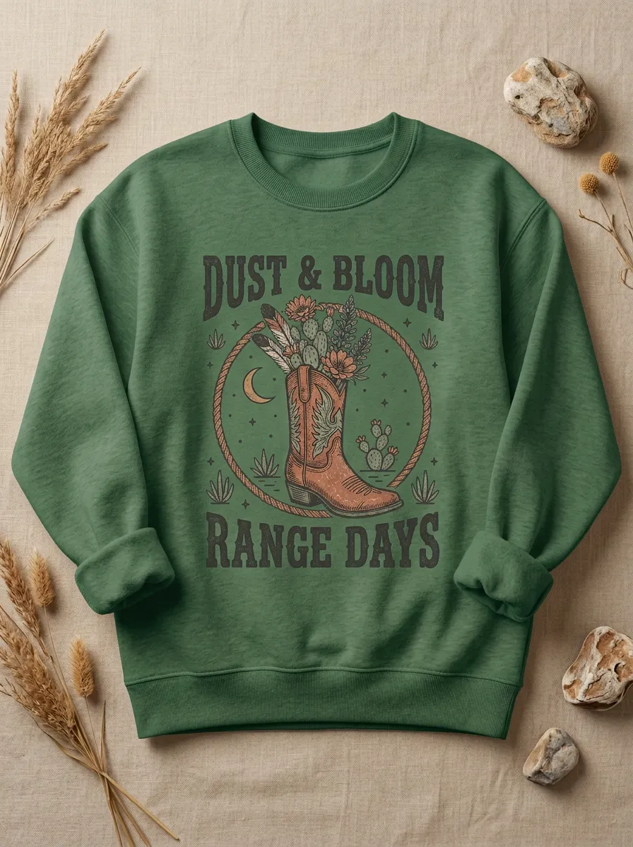 Cowgirl Western Graphic Sweatshirt