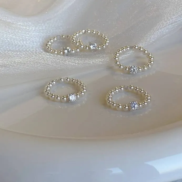 Pearl Small Band Ring
