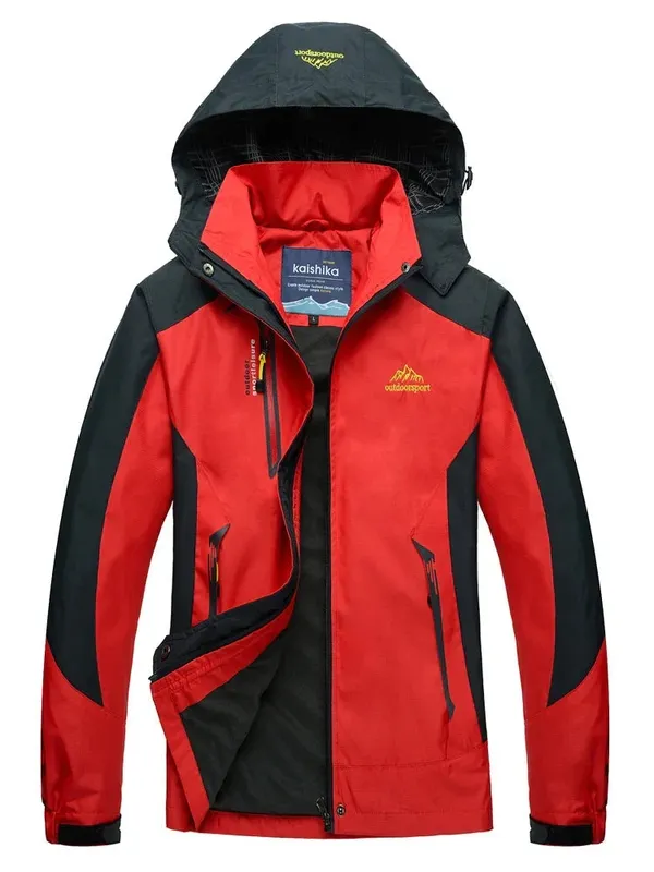 Hooded Waterproof Ski Jacket